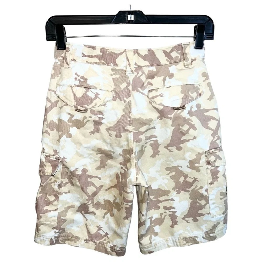 Gap Cargo Shorts Boys Size 10 Tan Yellow White Camo 26x9